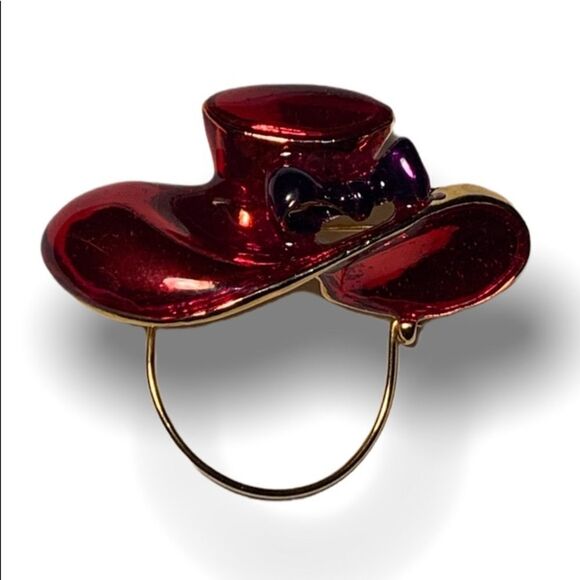 3/$25 Red Hat Society Brooch - Picture 1 of 9